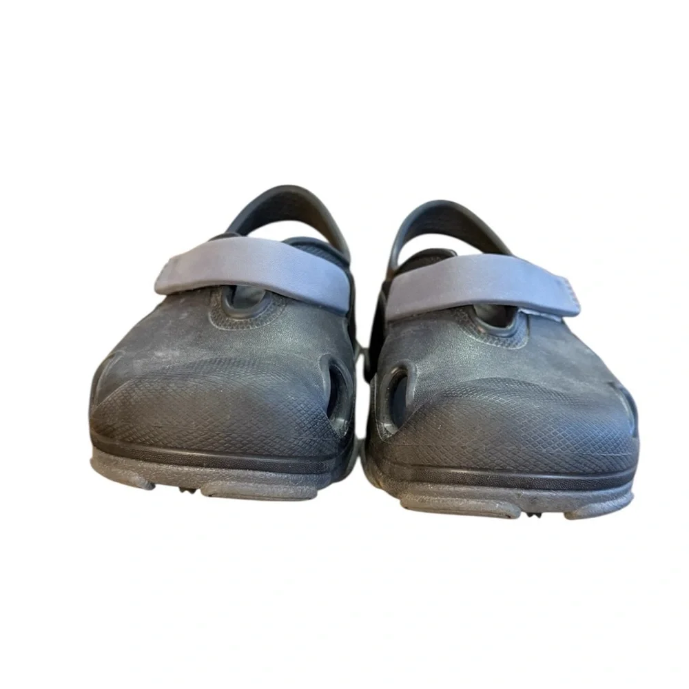 Crocs All Terrain Toddler Fisherman Sandal Black Closed Toe Slip-on Children’s 9